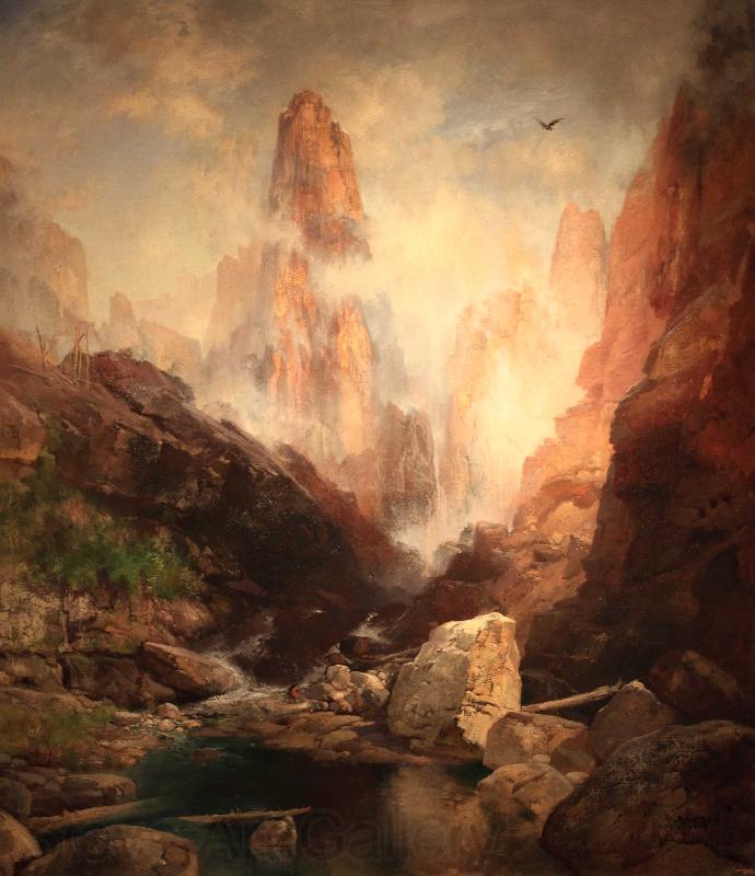 Thomas Moran Mist in Kanab Canyon